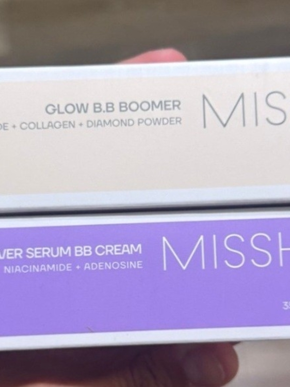 New Missha Glow B.B Boomer &  Cover Serum BB Cream Duo Shade 21 Light Beige